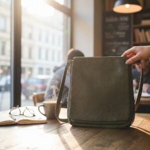 Elk AU Rustic Leather Messenger Bag